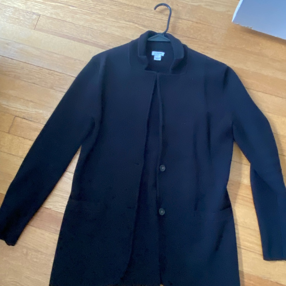 JCREW Elegant Black Sweater Blazer